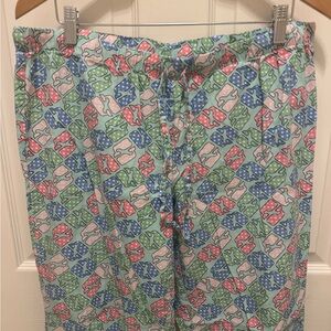 Vineyard Vines Whale Print Pajama Pants Medium